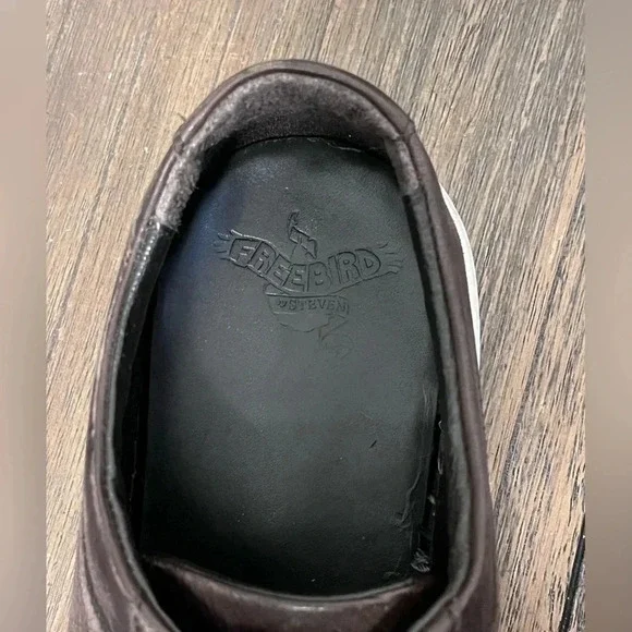 Freebird Newport Brown Leather Sneakers Mens size 12 - Picture 11 of 11